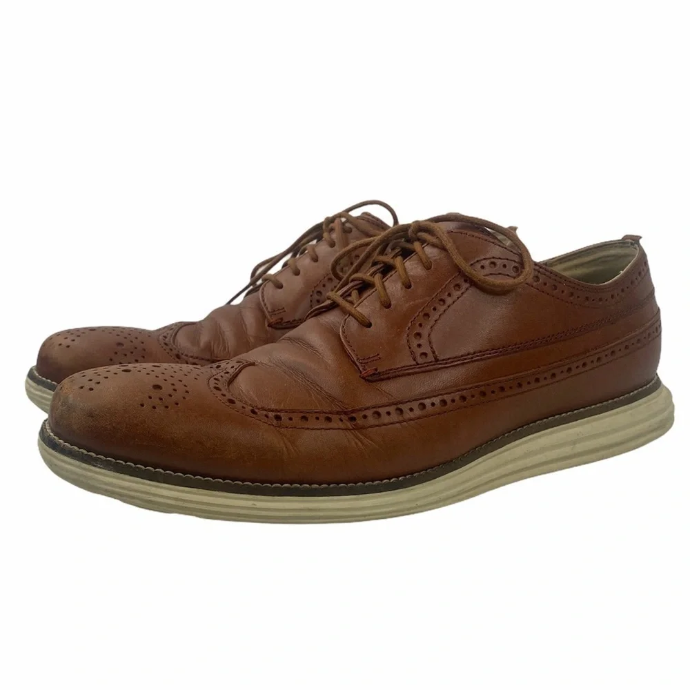 Cole Haan Grand Long Wingtip Oxford Shoes